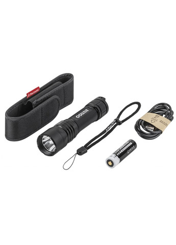 Фонарь тактический Black Eye 1100 (1100 Lm) Recharg TypeC (THH0048) Mactronic (315937638)