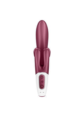 Вібратор-кролик Touch Me Red, подвійний відросток, 3 потужні мотори Satisfyer (297516827)