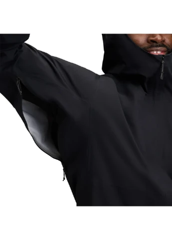 Чорна демісезонна куртка strataline stretch shell mns Black Diamond