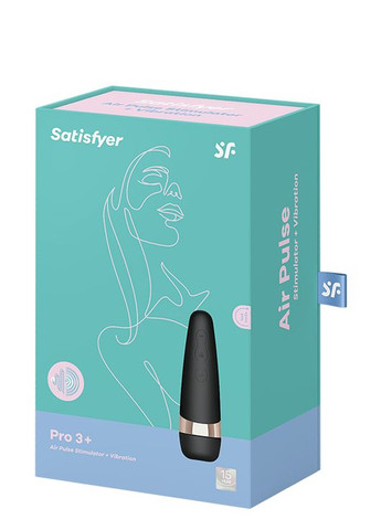 T360053 Вакуумный клиторальный стимулятор PRO 3 VIBRATION Satisfyer (297399413)