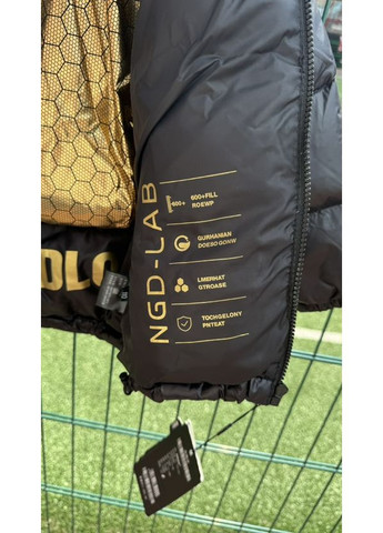 Черная зимняя стильная детская куртка BabyStyle