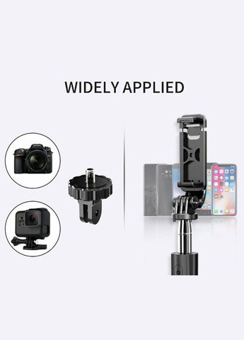 Монопод-штатив Fashion Selfie Stick L02 black для телефона, фотоапарата, екшн камери No Brand (335419215)