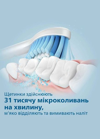 Щетка зубная элекр. Sonicare 3100 series, набор, 31т. кол/б, насадок1, 2 шт в наборе, розовый, черный Philips (314775666)