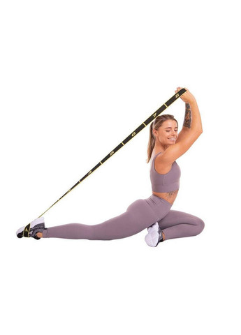 Стрічковий еспандер з петлями для розтяжки та фітнесу Elastiband жовтий EasyFit (361019652)