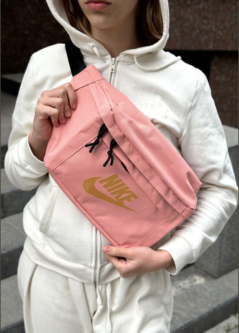 Бананка велика Nike Tech Hip Pack поясна сумка найк жіноча рожева No Brand (295903399)