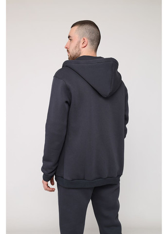 Толстовка на молнии мужская цвет темно-серый CB-00279990 Yuki (366198090)