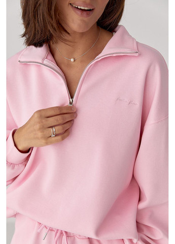 Однотонный спортивный костюм с надписью - баклажан цвет Lurex (361056698)