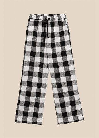 Черно-белые демисезонные брюки LAWA