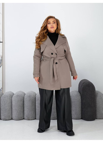 ❤️ Очаровательный тренч из коттона ❤️Ознакомьтесь с размерной сеткой. Vione на завязках демисезон (367076415)