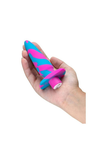 Анальний віброплаг Avant Vibrotize Fuchsia рожевоблакитний, 12.7 х 3.1 см Blush (298918211)