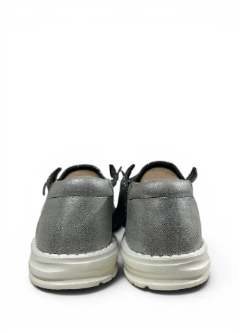 Мокасини Wendy Metallic Sparkl (41082-025), Срібний, Розмір 41 (US W10) 26 см Hey Dude (389272156)