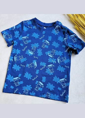 Синий летний набор футболка и шорты Lupilu Футболка та шорти