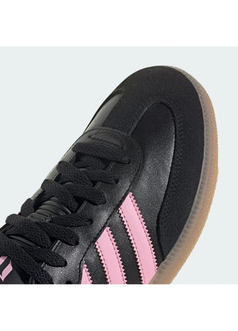Черные кроссовки мужские samba messi black jp7845 adidas