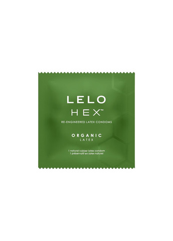 Презервативи HEX Condoms Organic 36 Pack, тонкі та суперміцні Lelo (367837471)