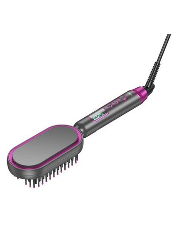 Утюжок выпрямитель волос с дисплеем HP44 Electric straightening hair comb розовый Hoco (308797706)