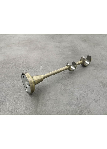 Карниз Дуо кручена штанга подвійний відкритий 25/19 мм 200 см Антик Quadrum (352782109)