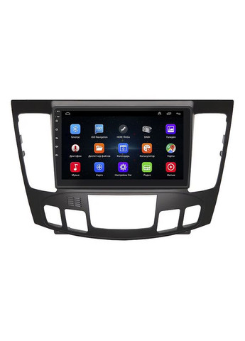 Штатная магнитола для Hyundai Sonata V (NF) Auto AC 2008-2010 экран 9" 1/16Gb Wi-Fi GPS Base Хюндаи 10шт Lesko (336198149)