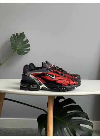Красные демисезонные кроссовки мужские nike air max tailwind 5 x skepta red black | найк аир макс теилвинд 5 х скепта красные No Brand