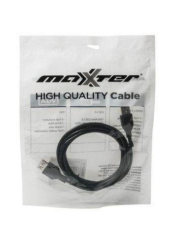 Кабель удлинитель USB 2.0 AM – AF, 1.8 м (U-AMAF-6) Maxxtro (323084548)