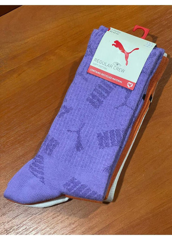 Белые набор носки 3шт Puma логотипы (364863149)