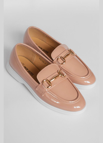 Туфлі-лофери жіночі світло-рожевого кольору Let's Shop (292548779)