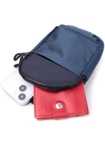 Сумка мужская через плечо сумочка слинг в дорогу планшет спортивный для документов барсетка для телефона Синий 34538 Vintage (332164441)