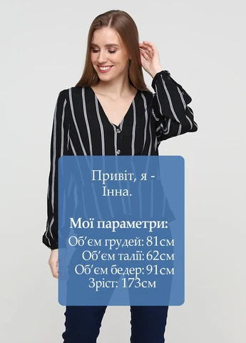 Чорна блуза H&M