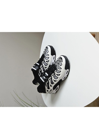 Кросівки жіночі і чоловічі Nike Air Max Tn Plus Drift White Black | Найк Аір Макс ТН плюс білі чорні No Brand білі демісезони (362672555)