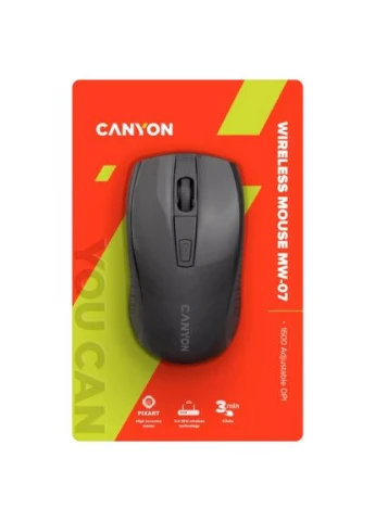 Мишка (CNE-CMSW07B) Canyon MW-7 Wireless Black (366644862)