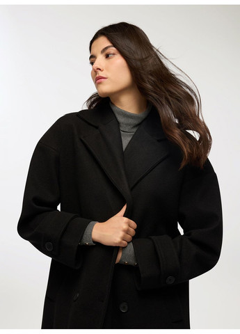 Черное демисезонное Пальто женщин Terranova