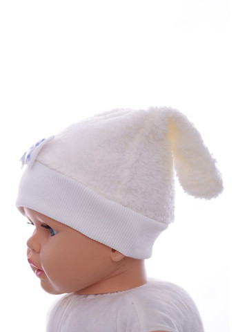 Шапка для мальчика травка с бантом молочная 12м+ (36640) BABYKROHA (323469969)