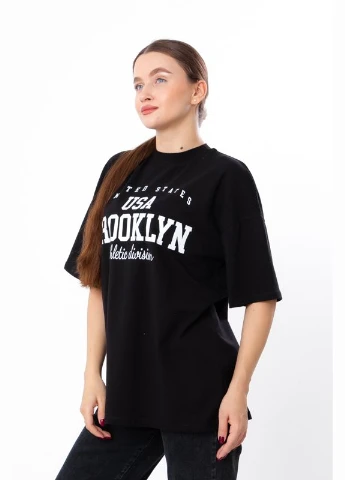 Футболка женская (оверсайз) (p-16339) Носи своє - (317369322)