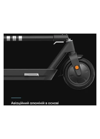 Электросамокат ES30-NEON PRO Black 10", 350(700)W, 14.7Ah, 80km, 25km\h, 25%, NFC, App, 21kg (KOS_ES30-B) OKAI (400759114)