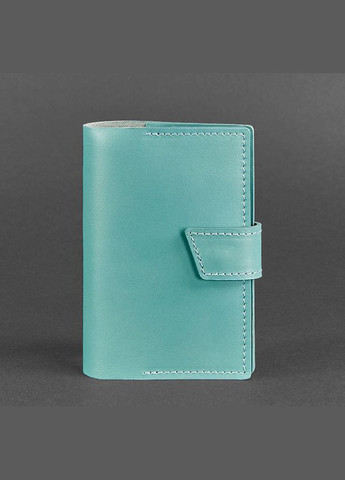 Шкіряна обкладинка для паспорта 4.0 бірюзова (A-026463) BlankNote (329742899)