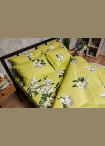 Комплект постельного белья Бязь Gold Люкс «» двуспальный 175х210 наволочки 4х70х70 (MS-820005504) Moon&Star Wisteria (296909761)