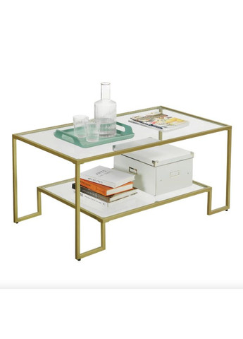 Журнальний столик Madison в стилі Loft золотистий Leobert (361951641)