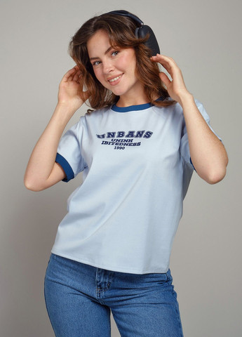 Блакитна всесезон футболка жіноча 342977 Power