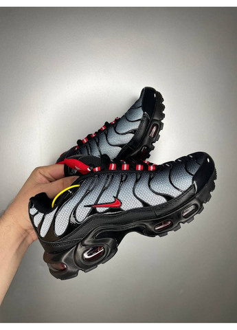 КРОСІВКИ ЖІНОЧІ NIKE TN RED BLACK НАЙК АІР МАКС ТН ПЛЮС No Brand чорні демісезони (367115129)