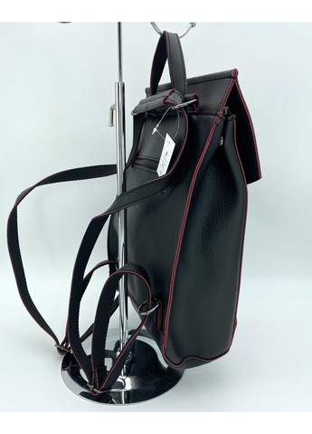 Рюкзак жіночий молодіжний 44206 чорний з червоним WeLassie (315688416)