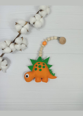 Комфортер Медвежонок и Эко грызунок Шуршащие ушки и подвеска ручной работы динозавкик a.l.babybox No Brand (315488199)