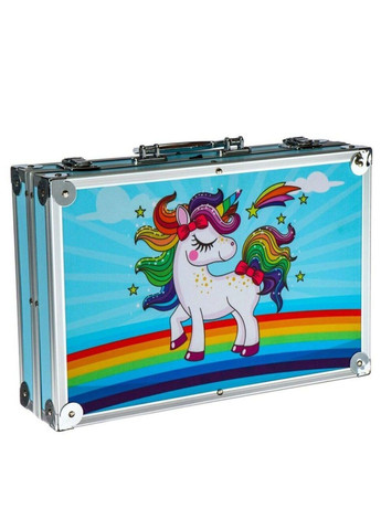 Набір для малювання та творчості дитячий Artistic Set Єдиноріг у металевій валізі 145 предметів Good Idea (292013895)