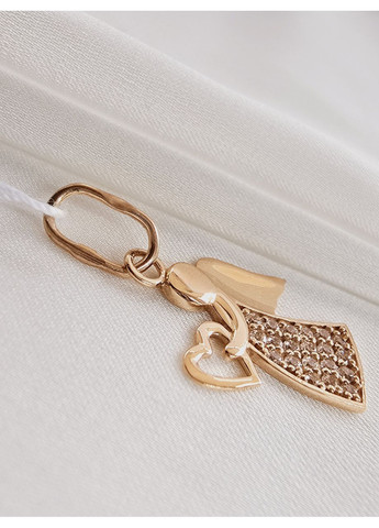 Золотий підвіс «Ангелик із серцем» 3105441101-1п SOVA jewelry house (365814902)