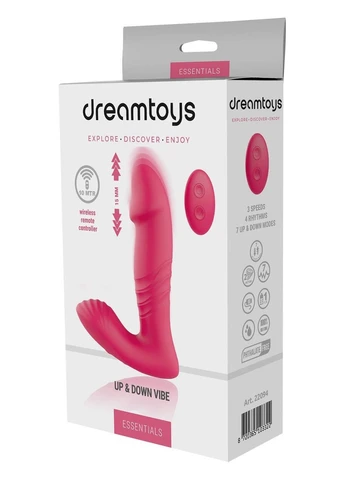 Анальний вібратор DREAM TOYS Essentials із поступальними рухами, Dreamtoys (383091008)