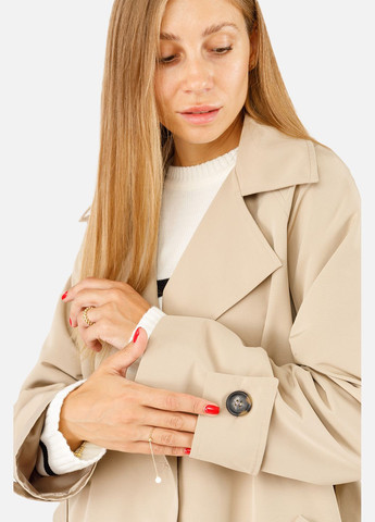 Жіночий плащ колір бежевий ЦБ-00258990 RUKAV демісезон (301196353)