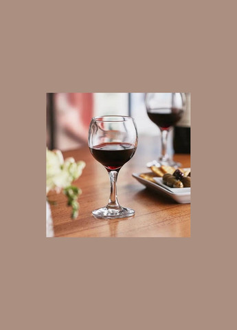 Набір келихів для вина Bistro 175 мл 6 шт (44415) Pasabahce (334009278)