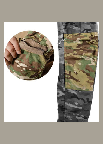 Комбинированная лонгслив raid twill/orona multicam/tan Camotec