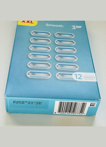 Лезвие Venus Smooth упаковка 12 шт Gillette (335371503)