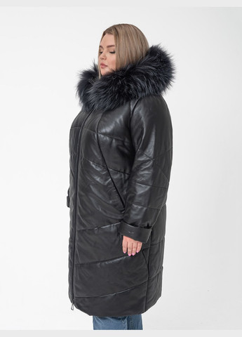 Черный зимний Пуховик Fabio Monti