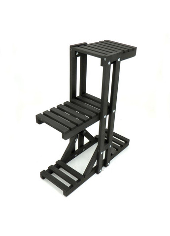 Підставка для квітів з дерева Фонтебоа венге (ЦВП-010112) No Brand (328228352)