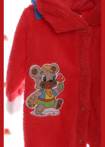 Человечек для девочки травка Мишутка красный 62 см (26306) BABYKROHA (315423573)